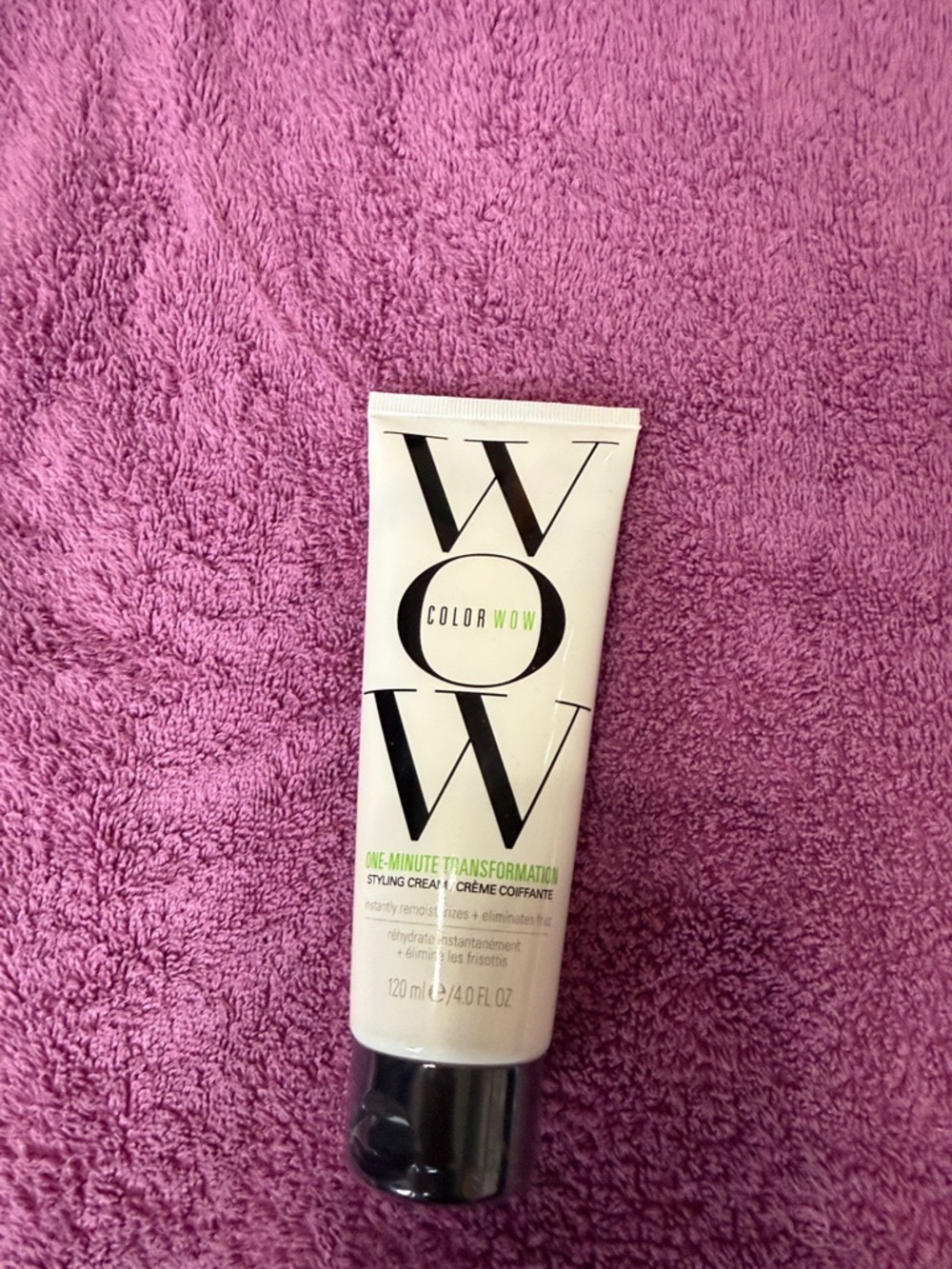 Color WOW One-Minute Transformation Styling Cream - White & Black Packaging